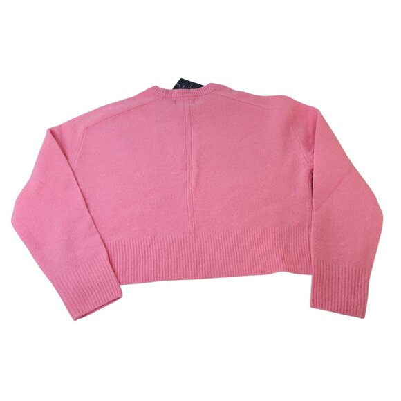 Universal Thread Pink Crewneck Sweater XS Recycled Polyester Blend Ribbed Hem Wo - Picture 8 of 8